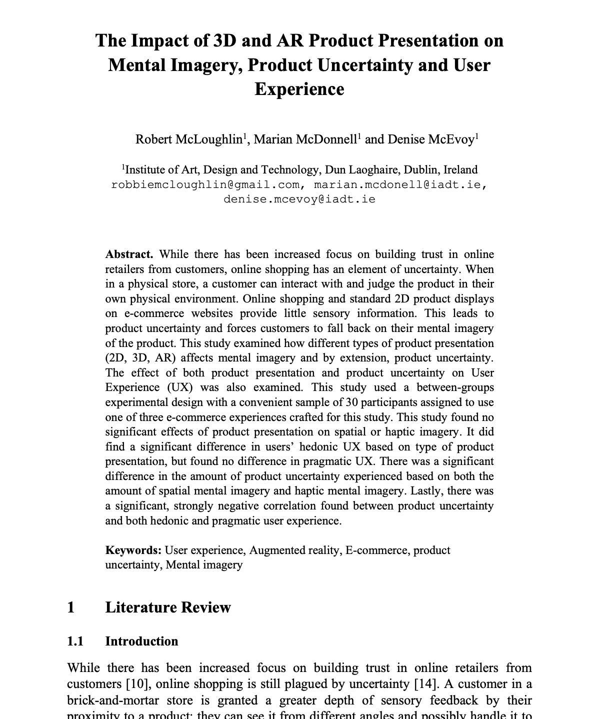 Thumbnail of a screen from the Research Publication case study